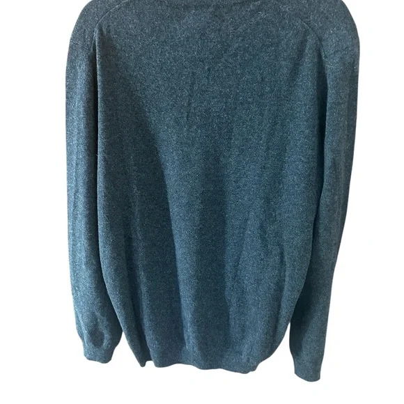 Joseph Abound Dark Charcoal Grey V Neck 100% Cashmere Sweater Size L- NWT